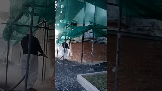 Пескоструй фасада по штукатурке смотреть онлайн