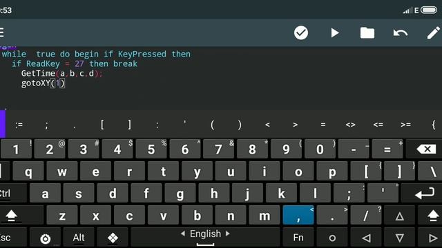 Пишем часи на Pascal смотреть онлайн