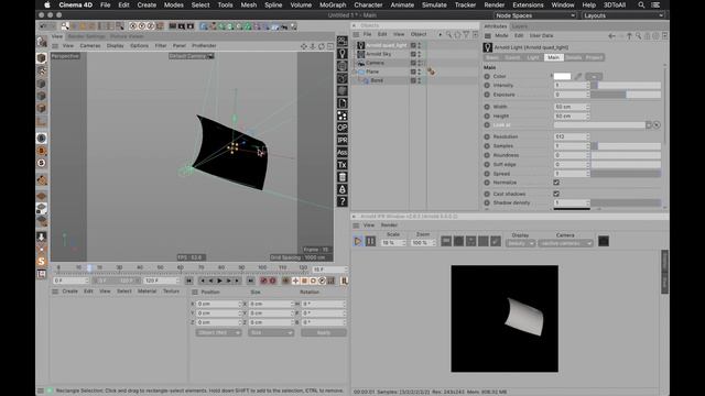 Анимируем постер в C4D | Animated poster in Cinema4D смотреть онлайн