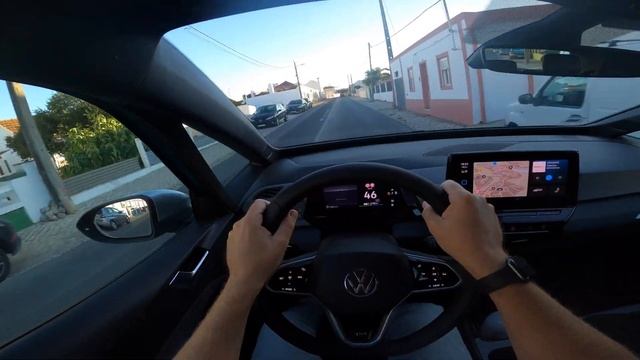 VW ID.3 "D" Mode with Eco Assistance turned off. смотреть онлайн