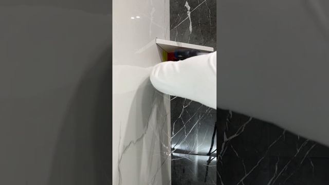 Монтаж полочек из керамогранита! #отделка #ремонт #полочки смотреть онлайн