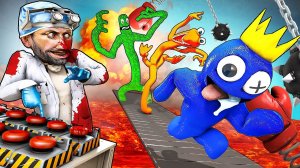 РАДУЖНЫЕ ДРУЗЬЯ ПРОТИВ ЗЛОГО УЧЕНОГО! КТО ПОБЕДИТ? СТРАШНАЯ ДОРОГА СМЕРТИ В Garry`s Mod