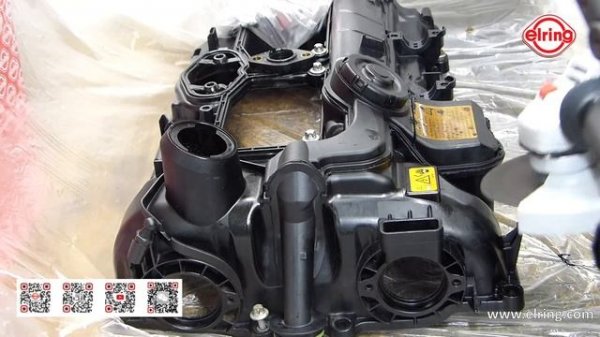 Plastic valve cover for BMW N20 - PCV Valve failure analysis