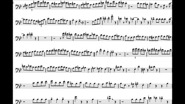 Carl Fontana 'Cherokee' Trombone Solo Transcription смотреть онлайн