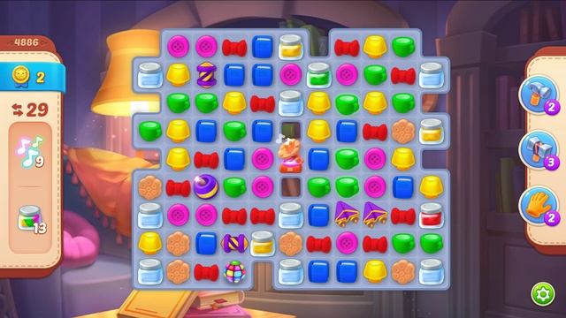 HomeScapes Дворецкий #578 (уровни 4881-4891) Реставрация Пола и Колонн в Египетском уголке смотреть онлайн