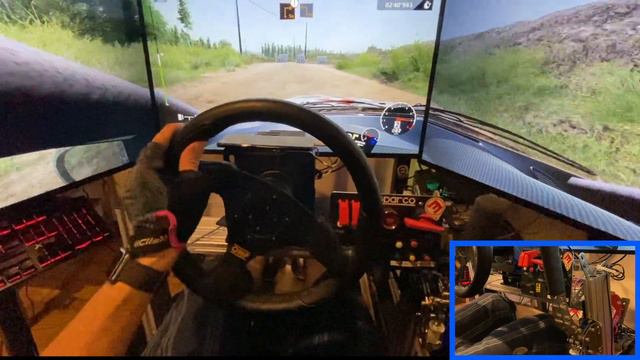 WRC10 Mitsubishi Lancer Evo V 1998 SIMUCUBE2 proEstonia Elva смотреть онлайн