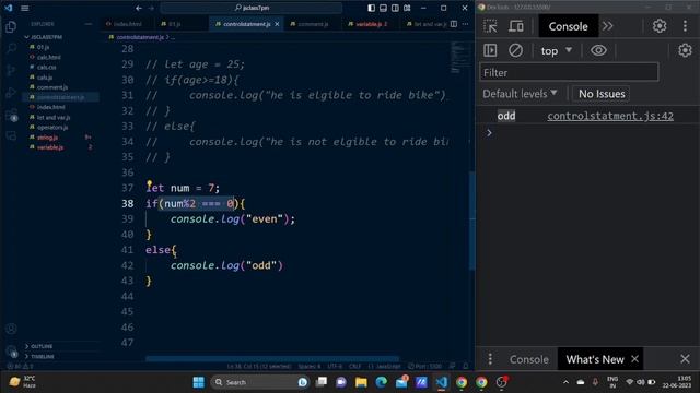 Control Statements in JavaScript తెలుగు లో I JavaScript Tutorial for Beginners @LuckyTechzone смотреть онлайн