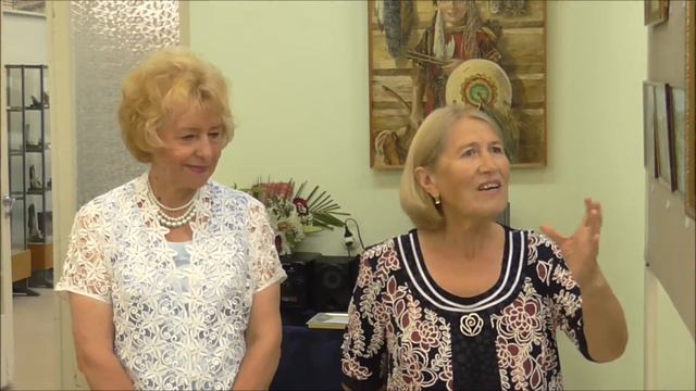 Открытие юбилейной выставки Людмилы Дмитриевой, г. Асбест, 16.07.2016 г. смотреть онлайн