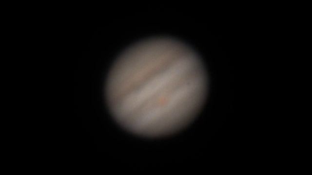 Telescope Video Jupiter In Celestron C9.25 Schmidt Cassegrain Telescope ASI224mc Camera, AVX Mount