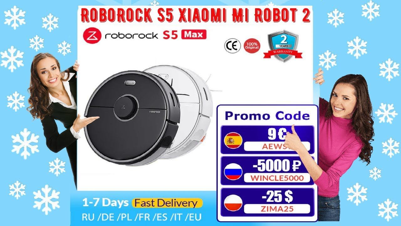 RoboRock S5 самоходный робот пылесос Xiaomi Mi Robot второго поколения смотреть онлайн