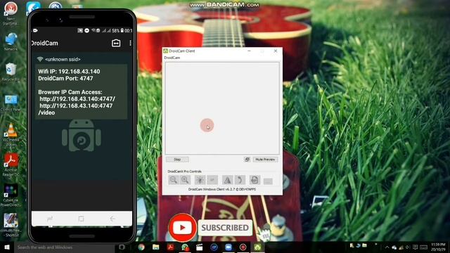 How to use Android phone as a web cam for windows Pc (Wired/Wireless) смотреть онлайн