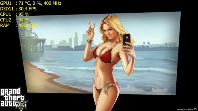 Radeon HD 8570M на примере Gta 5