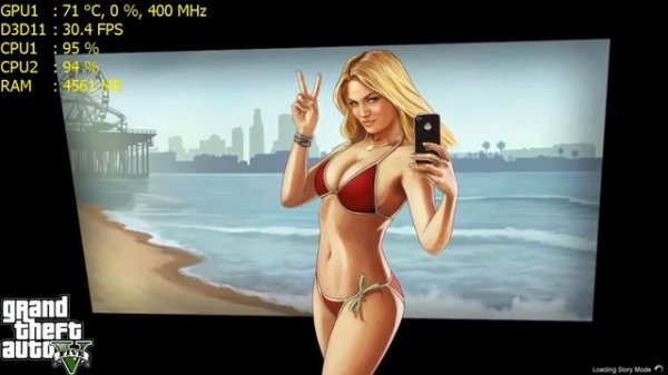 Radeon HD 8570M на примере Gta 5