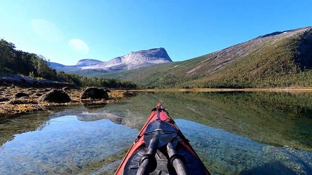 Padling i Efjord, overnatting i Hilleberg Allak. смотреть онлайн