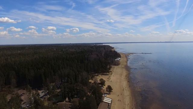 Финский залив с высоты 400 метров смотреть онлайн