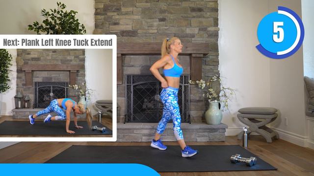 60 MINUTE FULL BODY HIIT WITH WEIGHTS | Strength And Cardio | High Impact Workout смотреть онлайн