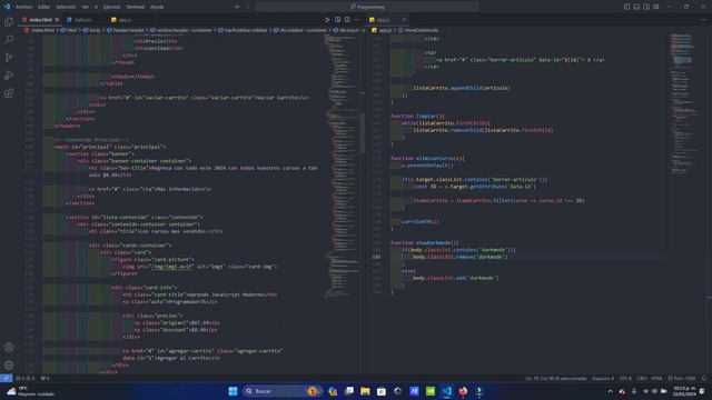 Proyecto Carrito de Compras PARTE VI (Dark Mode) | ProgramadorJS смотреть онлайн