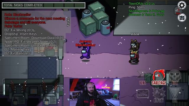 Tahp Jeremy Returns! | Among Us: Town of Us | Full Stream from April 19th, 2022 смотреть онлайн