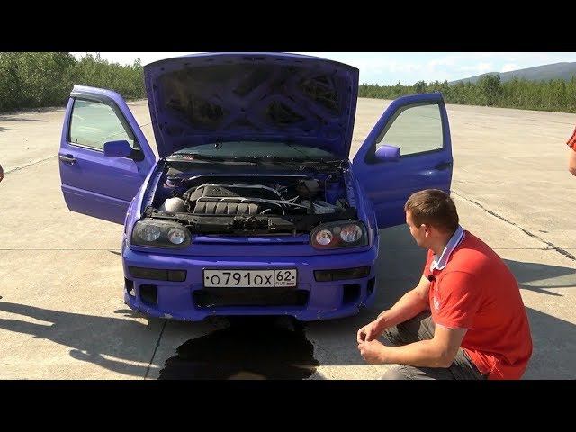 100.000 рублей ушли за один заезд. Volkswagen Golf vs BMW. смотреть онлайн