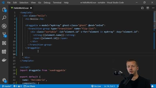 Creating Animated Sortable Lists with Vue.js & Sortable.js смотреть онлайн