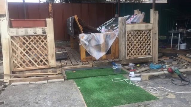 Беседка своими руками часть первая