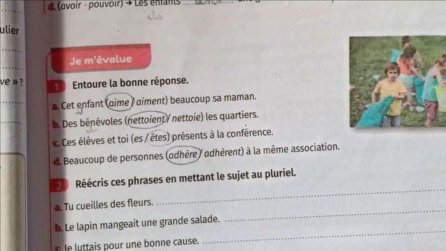 l’accord du verbe avec le sujet page 53 смотреть онлайн