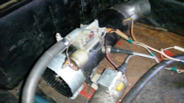 Печка от Запорожца на газе 5 kv в кабине автомобиля.Печки есть. смотреть онлайн