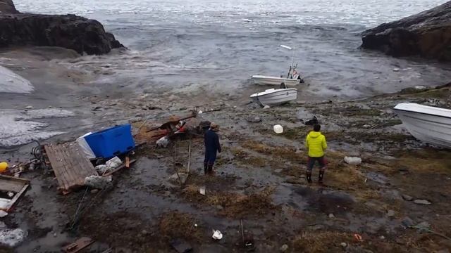 GREENLAND TSUNAMI: Fishermen Run For Their Lives - Camera 3 смотреть онлайн