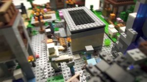Самоделка LEGO Minecraft Деревня Жителей. Обзор на самоделку ЛЕГО Майнкрафт