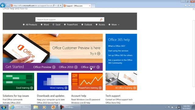 Microsoft Excel Basics 1/9 - Download Microsoft Excel 2007 or 2010 & Getting Started смотреть онлайн