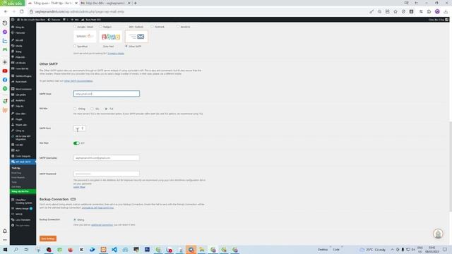 Hướng dẫn cấu hình SMTP gửi thông báo về email với plugin: WP Mail SMTP by WPForms смотреть онлайн
