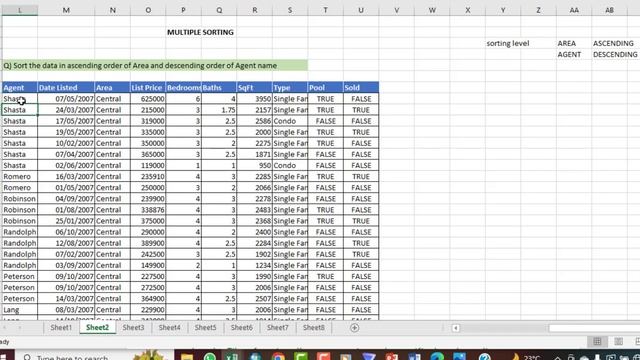 HOW TO ACHIEVE MS. EXCEL MULTIPLE COLUMN SORTING смотреть онлайн