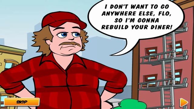 Diner Dash 5: BOOM! Walkthrough - Level #1 - Avenue Flo - Basics смотреть онлайн