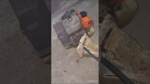 Замена тросика газа fs 450