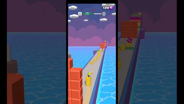 cube rider walkthrough android ios game #shorts #gameplay смотреть онлайн