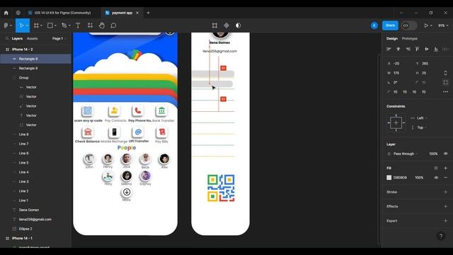 Payment App Design in Figma смотреть онлайн