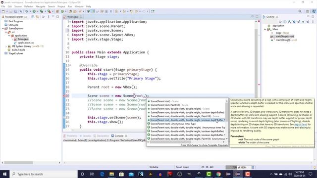 Scene | JavaFX GUI Tutorial for Beginners смотреть онлайн