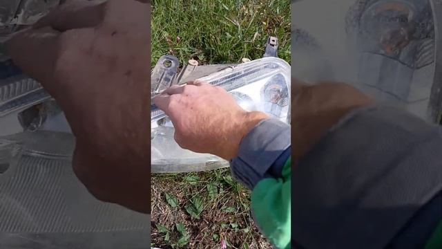 Замена стекла фары на калине смотреть онлайн
