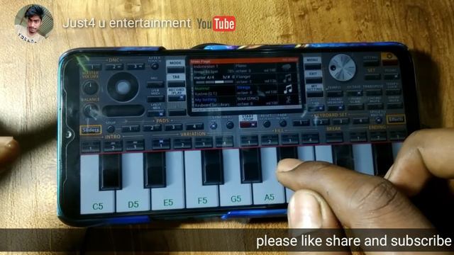 Rishta Dilon Ka Tode Na Toote | Jaanwar | ORG mobile piano instrumental cover song | 90's song смотреть онлайн