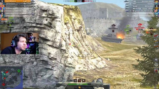 НЕВЕРОЯТНЫЙ ТАНК E100 ● РЕКОРД ПО УРОНУ СРЕДИ ТЯЖЕЙ БЕЗ АФК ● WoT Blitz смотреть онлайн