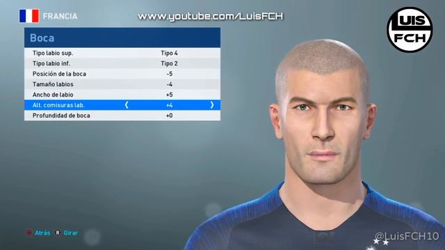 TUTORIAL COMPLETO | COMO CREAR A ZIDANE EN PES 2019 | HOW TO CREATE | FACE & STATS | LuisFCH смотреть онлайн