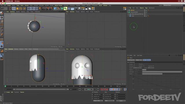 Edit 3d Model C4D (STL File) | Volumetric Modeling Cinema4D | FordeeTV смотреть онлайн