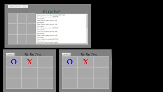 JavaFX Tic-Tac-Toe Multiplayer Game смотреть онлайн