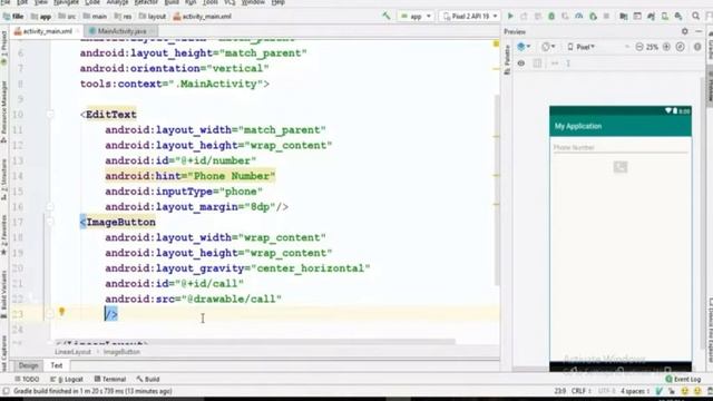 How to make calling app in android || Android studio tutorial смотреть онлайн