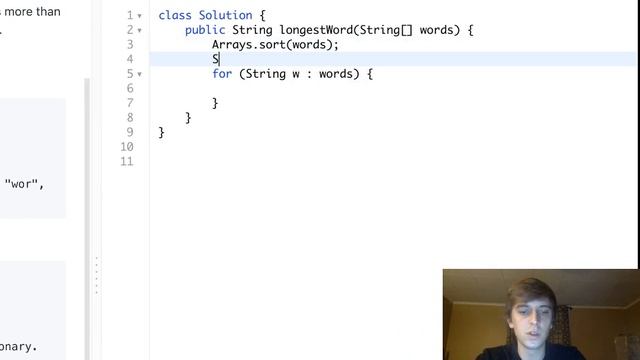 Longest Word in Dictionary (LeetCode 720. Algorithm Explained) смотреть онлайн