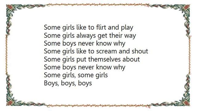 Bananarama - Some Girls 12 Version Lyrics смотреть онлайн