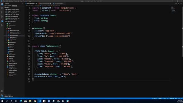 Tables In Angular| Using Angular Material смотреть онлайн
