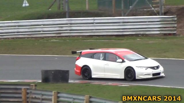 2014 Honda Civic Tourer BTCC Testing - in Action on Track смотреть онлайн