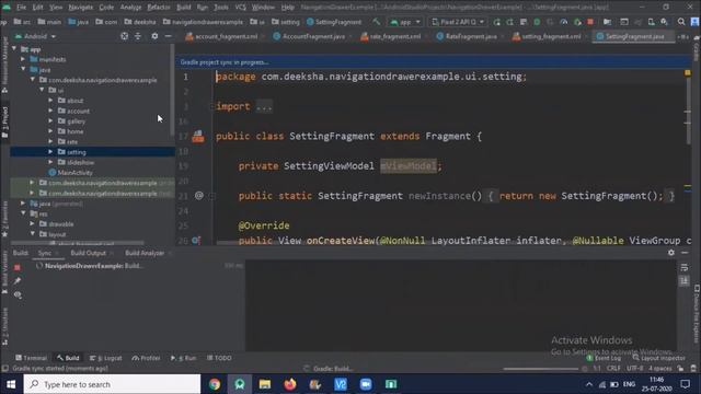 Navigation Drawer with Fragments In Android | Java | Android Studio Tutorial - Quick + Easy смотреть онлайн