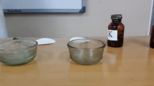 Взаимодействие калия и натрия с водой